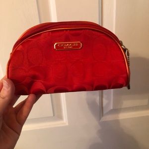 Coach cosmetic bag